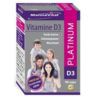 botten tanden spieren celdeling immuunsysteem Mannavital Vitamine D3 Mannavital Vitamine D3 Platinum