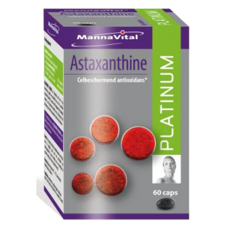 antioxidanten celbescherming huid ontstekingen Mannavital Astaxanthine Platinum