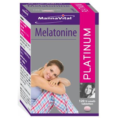 slapen stress zenuwstelsel energie Mannavital Melatonine Platinum